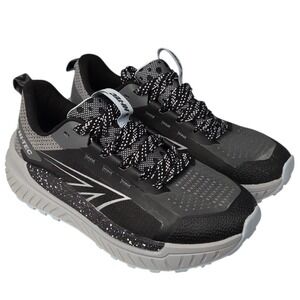 Hi-Tec Trail Running Shoes Womens 7.5 Black Gray Lightweight Hiking Sneaker NWOB
